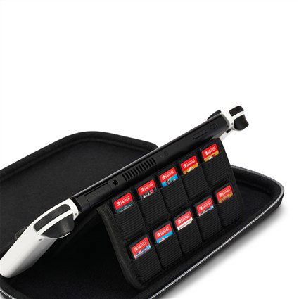 Power A Estuche Protector Compacto NSCS0088-01 para Nintendo Switch, Switch OLED y Switch Lite con Soporte y Almacenamiento